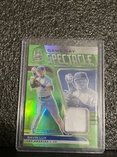 gavin lux game day spectacle green jersey card /25