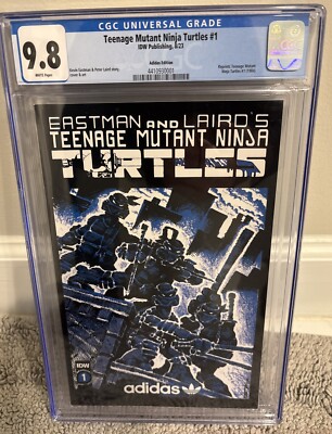 Teenage mutant ninja turtles 1 Adidas  Edition Comic Book CGC 9.8 HTF / Rare