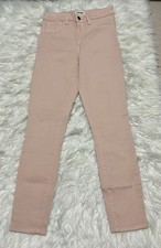 L’AGENCE Made in USA MARGOT 25 PINK PETAL Denim JEANS Skinny Leg Stretch Cotton