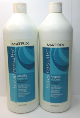 MATRIX TOTAL RESULTS AMPLIFY VOLUME CONDITIONER 33.8 OZ (LOT OF 2)