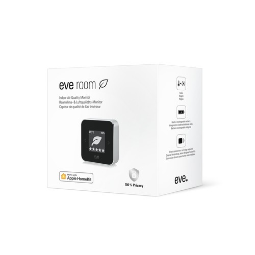 Eve Room - smarter Raumluft-Qualitätssensor Apple HomeKit Thread • 2er Pack - Bild 6 von 13