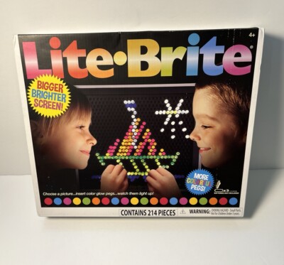 New In Box Hasbro Lite Brite 214Pc Magic Screen - Never Opened Sealed
