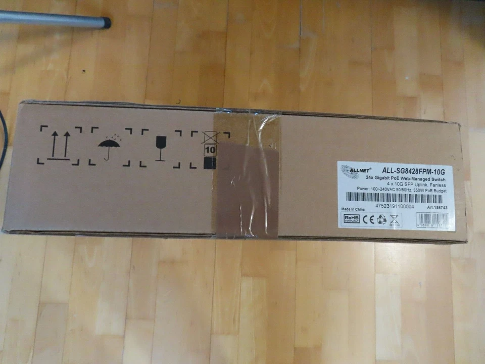 ALLNET ALL-SG8428FPM-10G / 24 Port Neu! OVP!