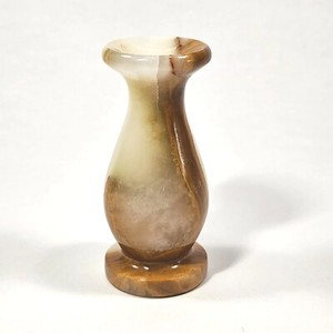 Petit Vase Soliflore En Onyx De Bergama - Turquie - Déco Naturelle