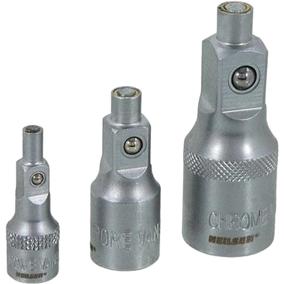 Neilsen 3pc Magnetic Socket Converter Reducer Adapter Set 1/4" 1/2" 3/8" - Image 4 of 4