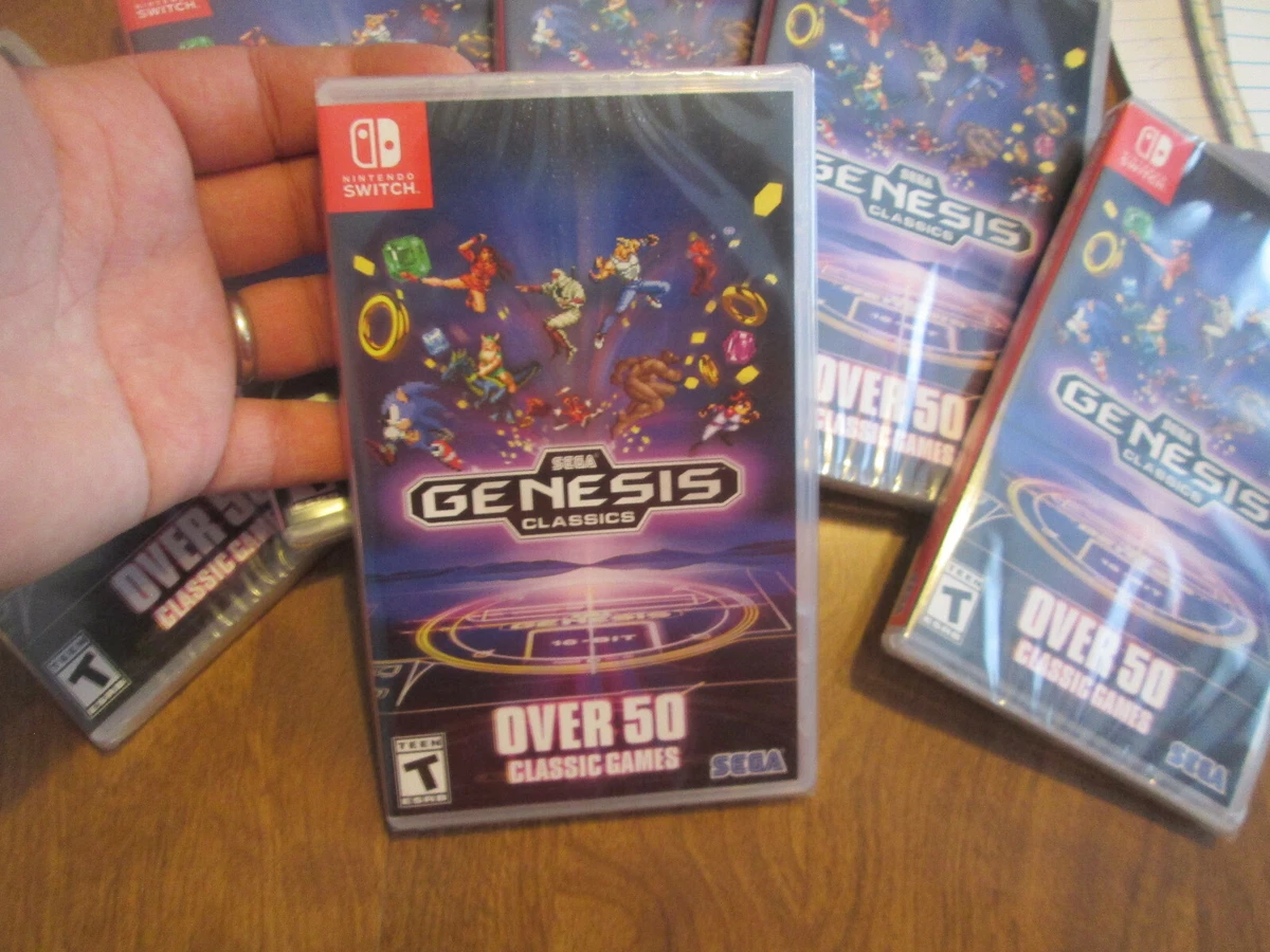 SEGA GENESIS CLASSICS NINTENDO SWITCH BRAND NEW FACTORY SEALED