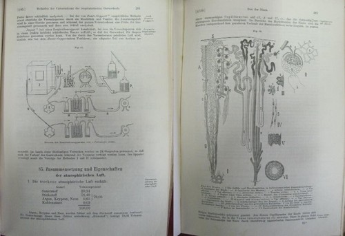 ANTIQUE 1919 GERMAN MEDICAL HARDCOVER BOOK – HUMAN PHYSIOLOGY vol I - Picture 10 of 14
