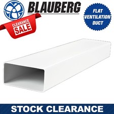 FK 220x90/1 Flat Ventilation Duct 1m - Durable PVC Air Duct for HVAC System