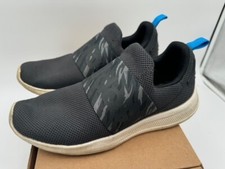 ADIDAS MEN LITE RACER ADAPT 4.0 RUNNING SHOES SNEAKERS GREY BLACK BLUE SIZE 9