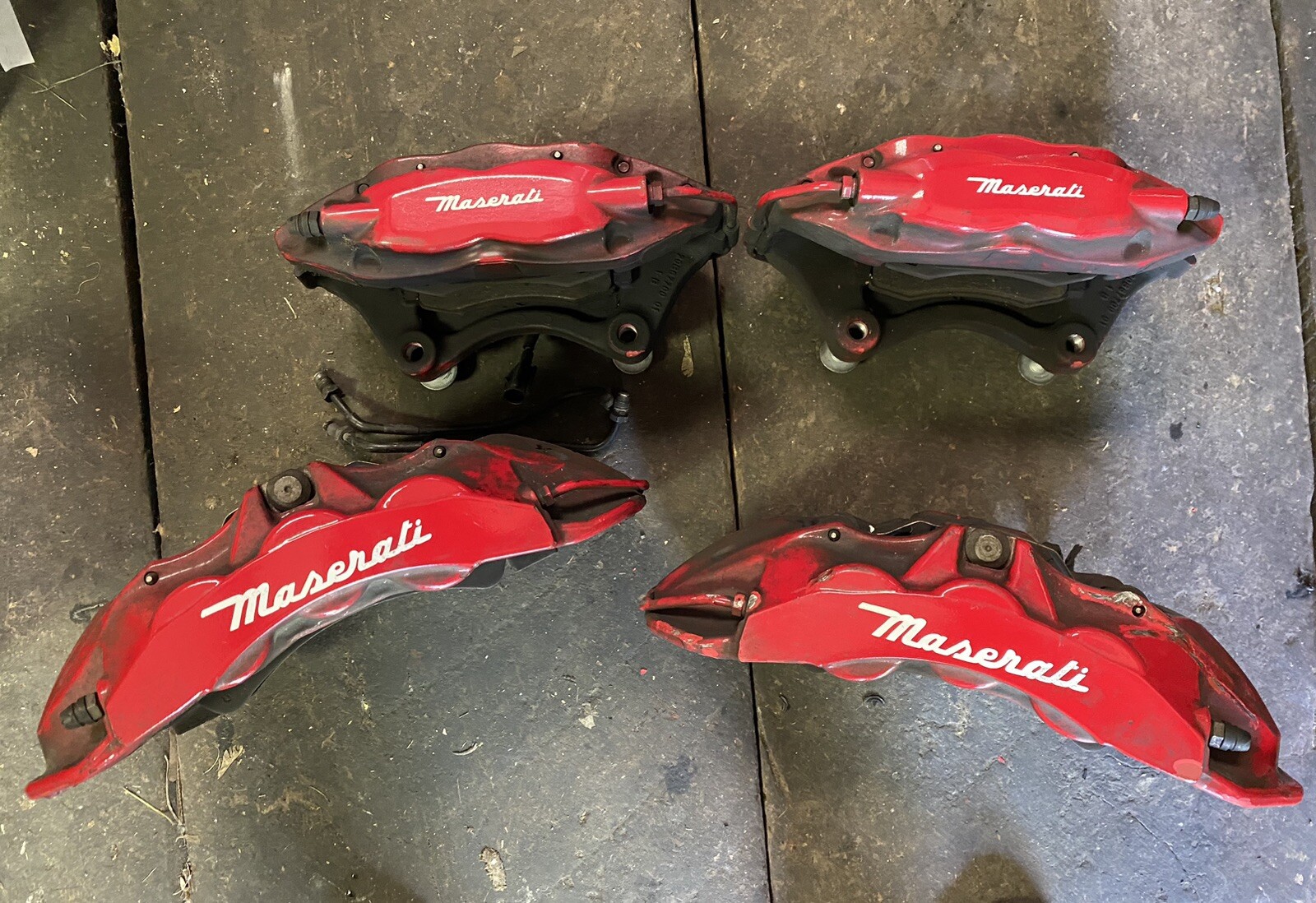 2014-2019 Maserati Ghibli S Front & Rear Brembo Brake Calipers Set of 4