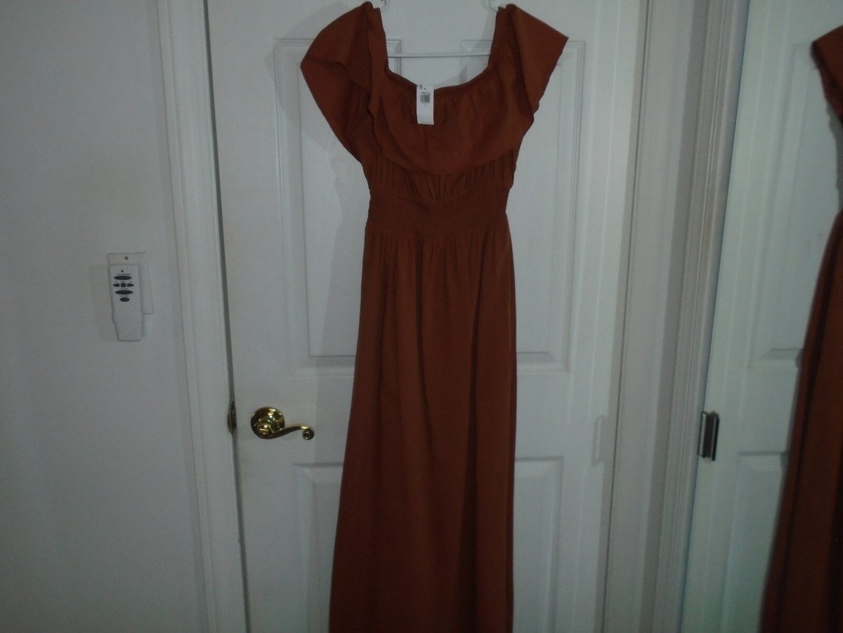 brown old navy dress Waist-Defined Sleeveless Printed Crepe Midi Dress for Women main image 1