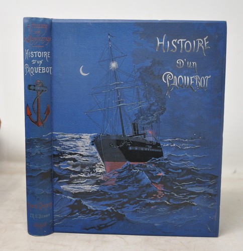 Histoire d’un paquebot marine Tillier Bonnetain Quantin  1889 - Bild 1 von 8