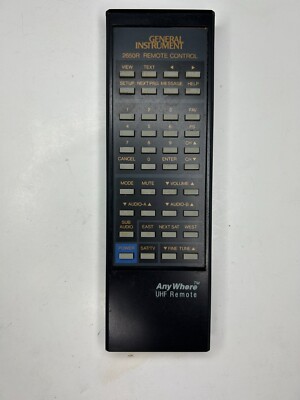 General Instruments 2650R Remote Control, Black - OEM RCU2400R AnyWhere ...