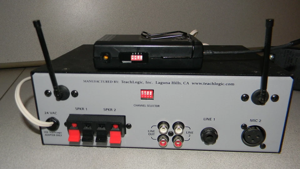 Wireless PA Amplifier XLR Microphone 1/4" Line RCA Mixer 4 Channel 50W System - Image 3 of 4