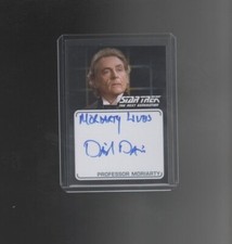 Star Trek TNG Archives & Inscriptions Daniel Davis autograph 