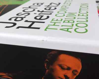 Jascha Heifetz THE COMPLETE ALBUM COLLECTION 103 CD BOX DVD