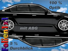 10,52€/qm 300 x 76 cm Auto Tönungsfolie tiefschwarz 95 %  ABG Undercover Supol