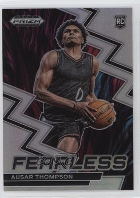 2023-24 Panini Prizm Draft Picks Fearless Silver Prizm Ausar Thompson #12 0sw9