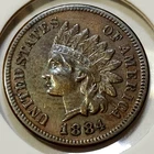 1884 Indian Head Cent - XF - Nice Color! **Low Mintage: 23,261,742**