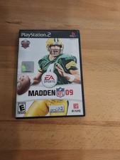 Madden NFL 09 2009 Sony Playstation 2 PS2 Game Complete Football Sports