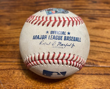 Bryan Abreu Astros Game Used STRIKE OUT Baseball 8/30/2025 vs Angels K #438