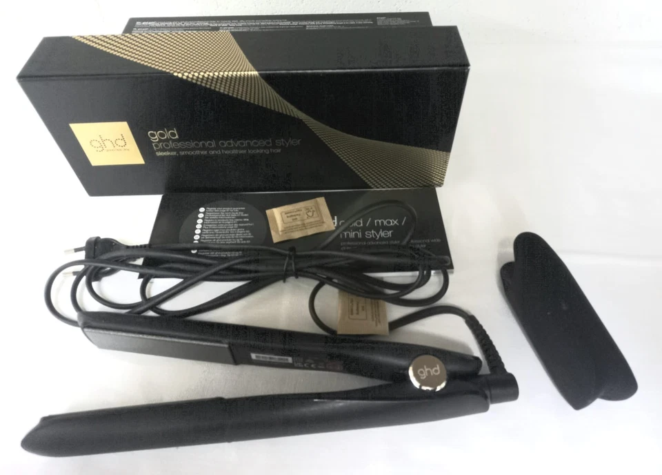 GHD Gold Professional Advanced Styler Glätteisen, Schwarz