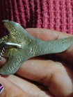 Vintage 1982 Signed Valerie Skidmore Modernist Risen Christ Pendant Necklace — photo 2