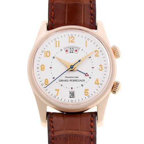 GIRARD PERREGAUX Traveler 2 4940 Men's Watch From Japan G0331