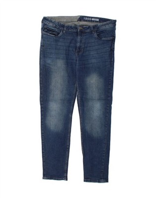 IZOD Herren Skinny Jeans W38 L32 dunkelblau Baumwolle CM22