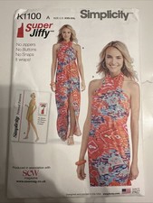 Simplicity Misses Jiffy Cover Up Sewing Pattern XXS-XXL K1100