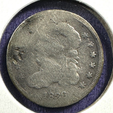 1836 H10C Capped Bust Half Dime (88520)