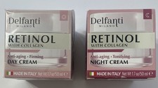 RETINOL WITH COLLAGEN, ANTI AGING-DAY NIGHT CREAM, ITALY. FREE SHIPPING