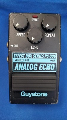 Guyatone PS-006 Analog Echo Delay Pedal Vintage Good Condition from Japan w/Box