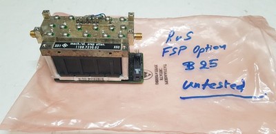 Rohde & Schwarz FSP Option B25 Electronic Attenuator and preamplifier Option