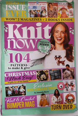 Knit Now magazine #198 2026 Christmas Made Easy. 2 magazines & 2 books