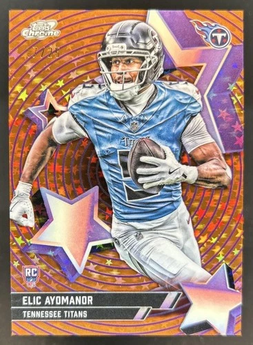 2025 Topps Cosmic Chrome Elic Ayomanor Orange Refractor (RAW)