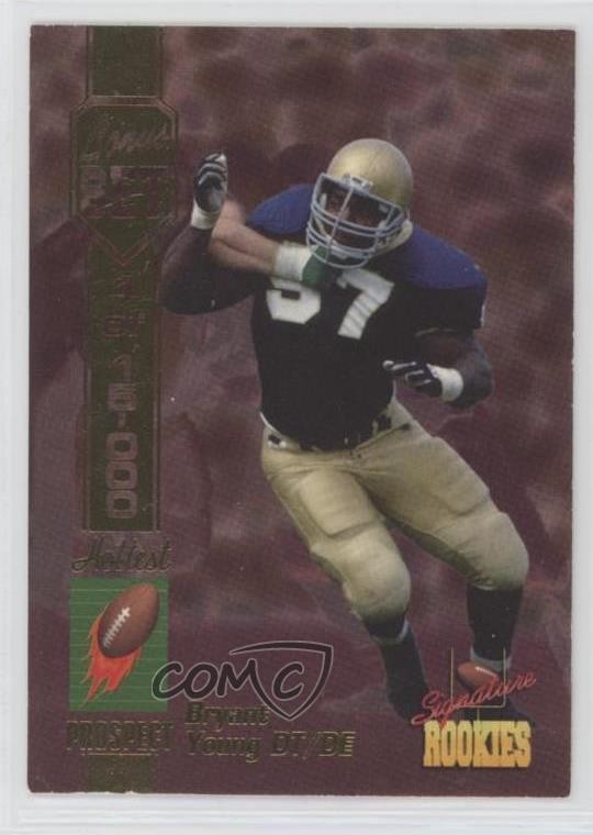 1994 Signature Rookies Bonus Hottest Prospects /15000 Bryant Young RC HOF 0hw3