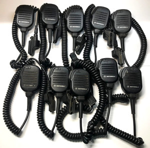 Lot of 10 Motorola NMN6193B NMN6193C Speaker Microphone HT1000, XTS2500, XTS5000