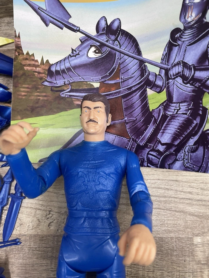 Sir Brandon Caballero Azul Marx Juguetes Caballeros Nobles Legendarios 5368 Años 60 Acceso al Libro Foto 2 de 4