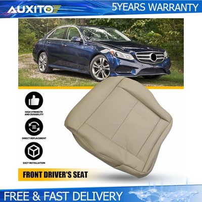 For Mercedes Benz E350 E550 2010-14 Driver Side Bottom Leather Seat Cover Tan Y