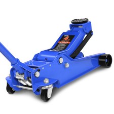 4 Ton8000 Lb Heavy Duty Steel Hydraulic Floor Jack W Dual Piston Pump Blue