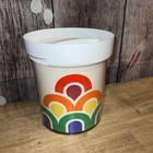 Vintage Thermo-Serv Ice Bucket Rainbow Insulated​ Rare 1970’s Retro   — photo 1