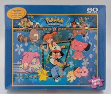 Vintage Pokemon Puzzle 60 Piece 1999 Milton Bradley Factory Sealed New
