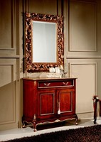 Holz Italienische MöBel 2Tlg Set MöBel Stil Barock Luxus Kommode Mit Spiegel Neu