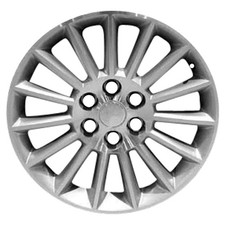 04079 Used 19X7.5 Alloy Wheel Rim Sparkle Silver Painted and Machined