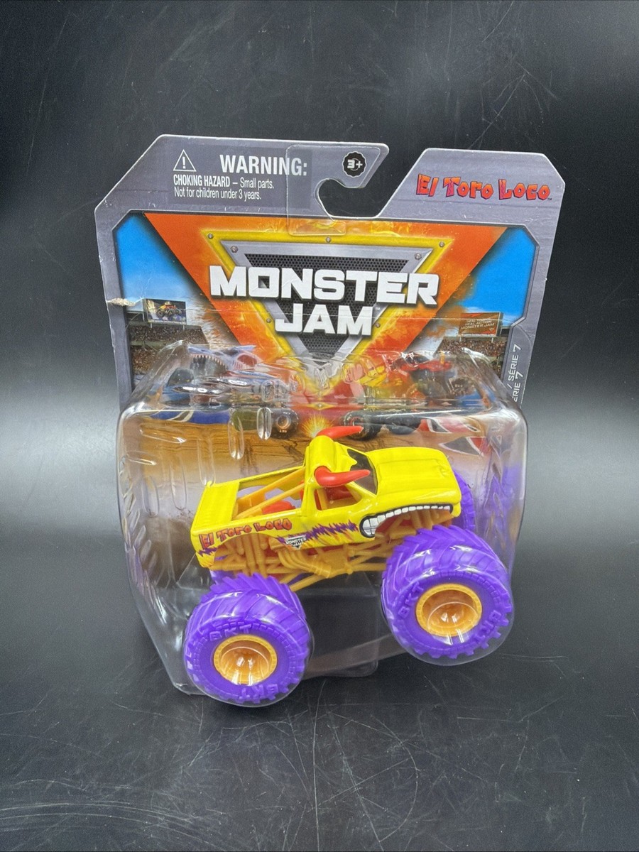 New 2024 Monster Jam Series 7 El Toro Loco Spin Master Purple