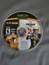 NCAA Football 2005 & Top Spin Combo Game for Microsoft Xbox - Acceptable