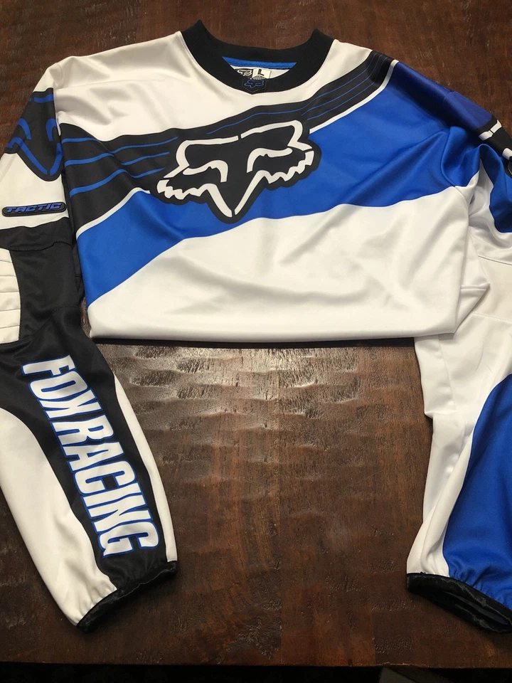 NWT FOX TACTIC JERSEY ADVANCED MOTOCROSS TECHNOLOGY MENS L - Image 4 of 4