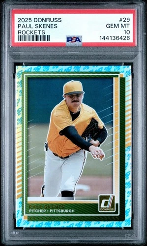 2025 Panini Donruss Paul Skenes Rockets #29 PSA 10 Gem Mint