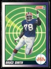 1991 Score #660 Bruce Smith